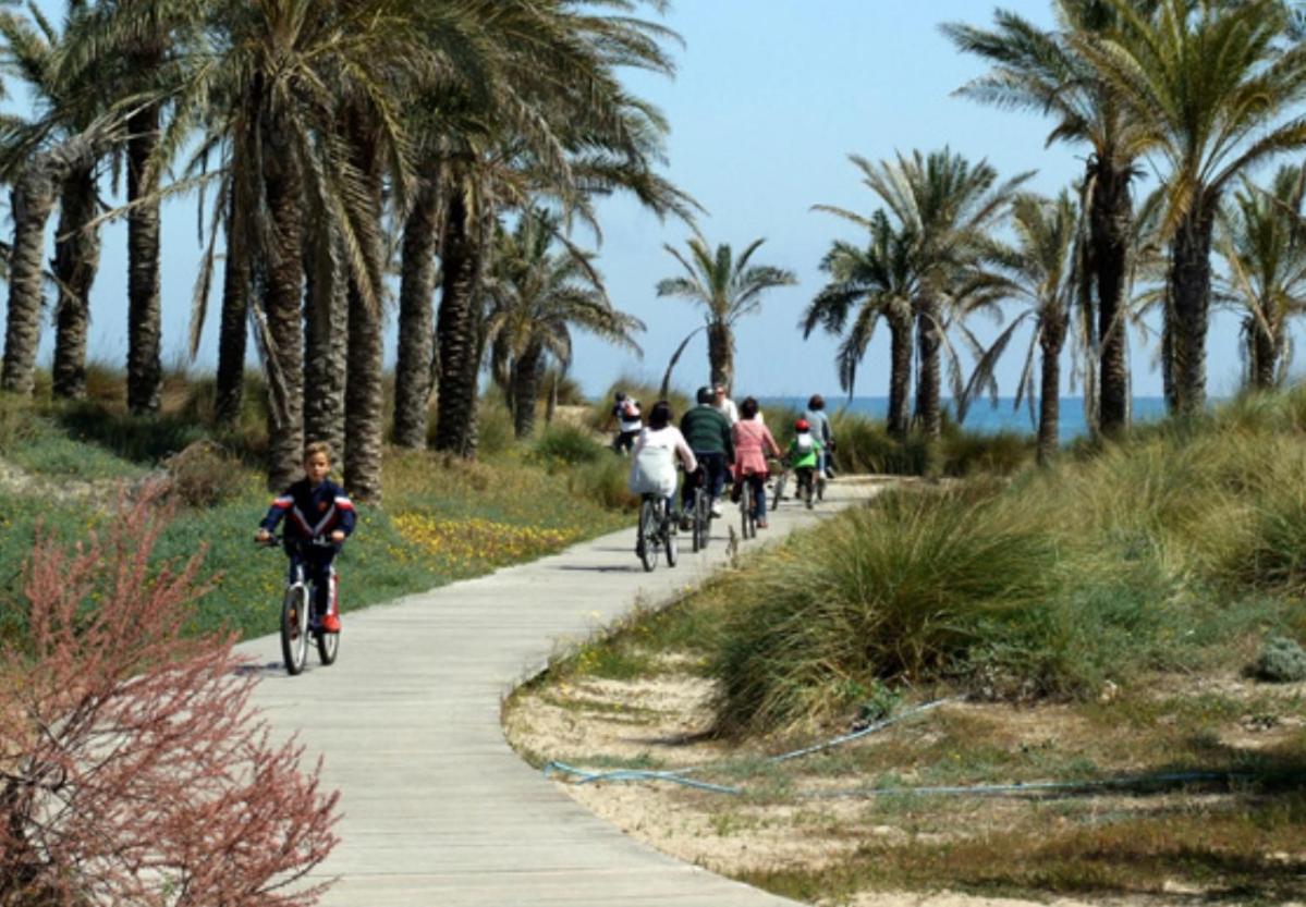 Una isla en la ciudad Castellón de la Plana Exterior foto